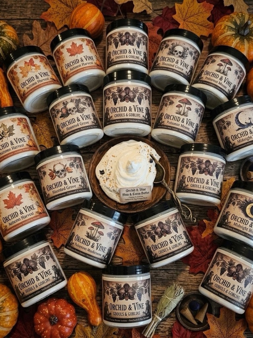 Orchid & Vine Ghouls & Goblins Shea & Cocoa Butter Lotion Skin Nutrition